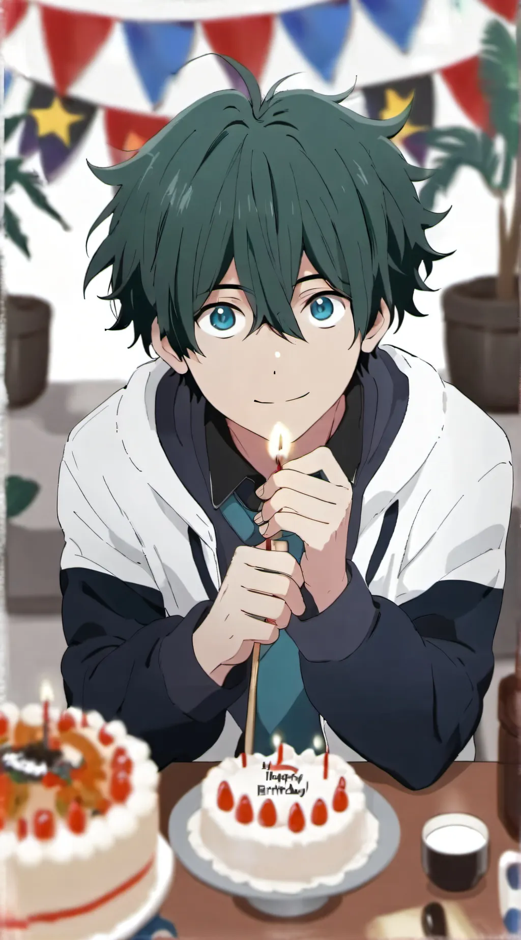 ai character: deku's sweet 18♡ background