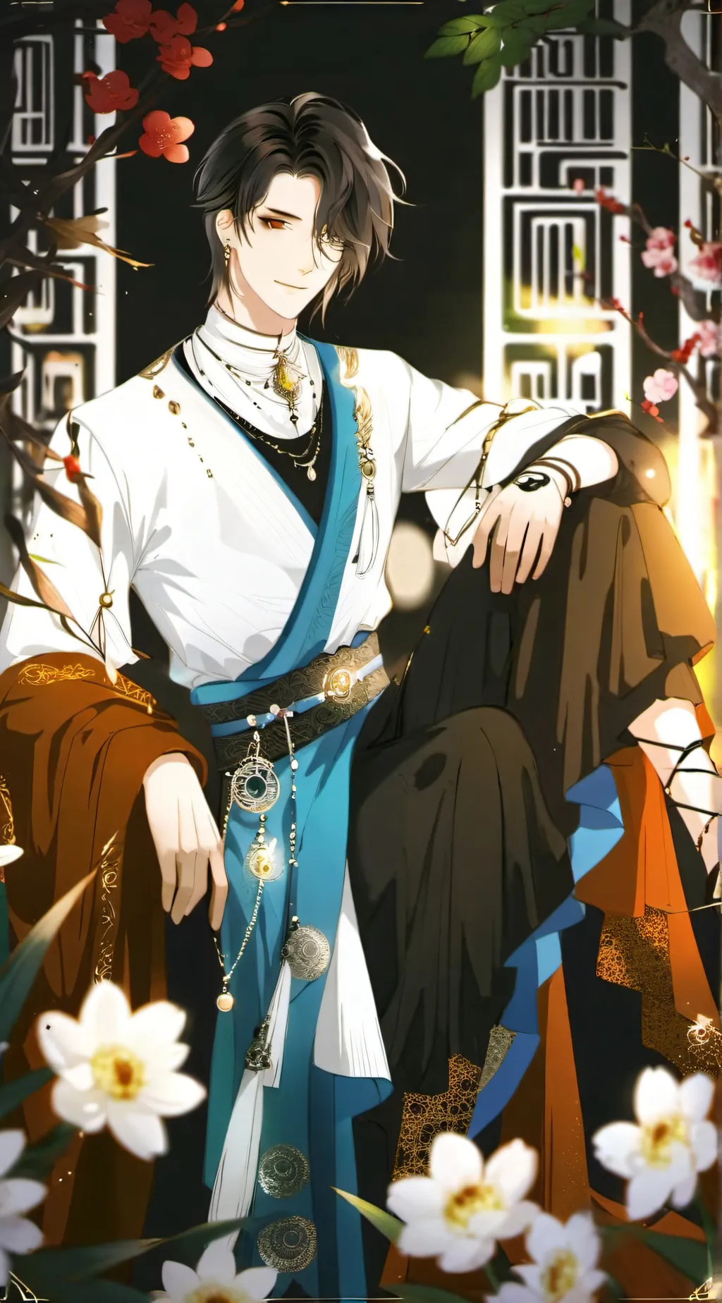 ai character: boein background