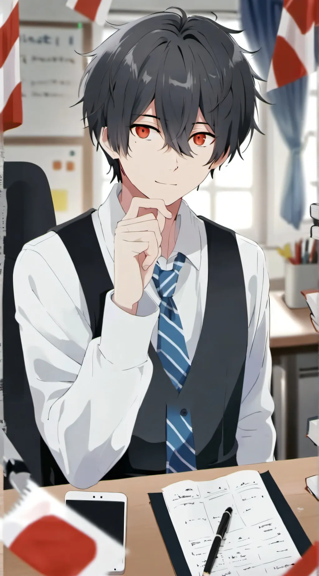 ai character: New student background