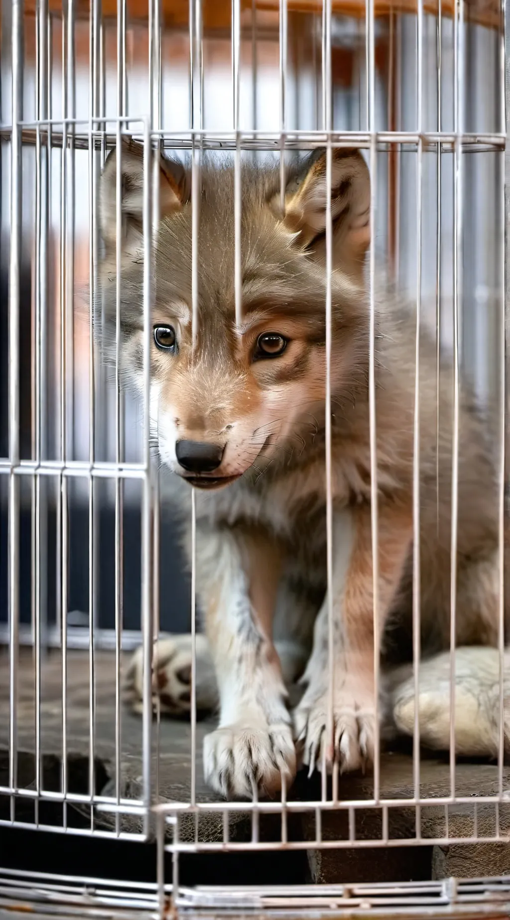 ai character: Wolf pup background