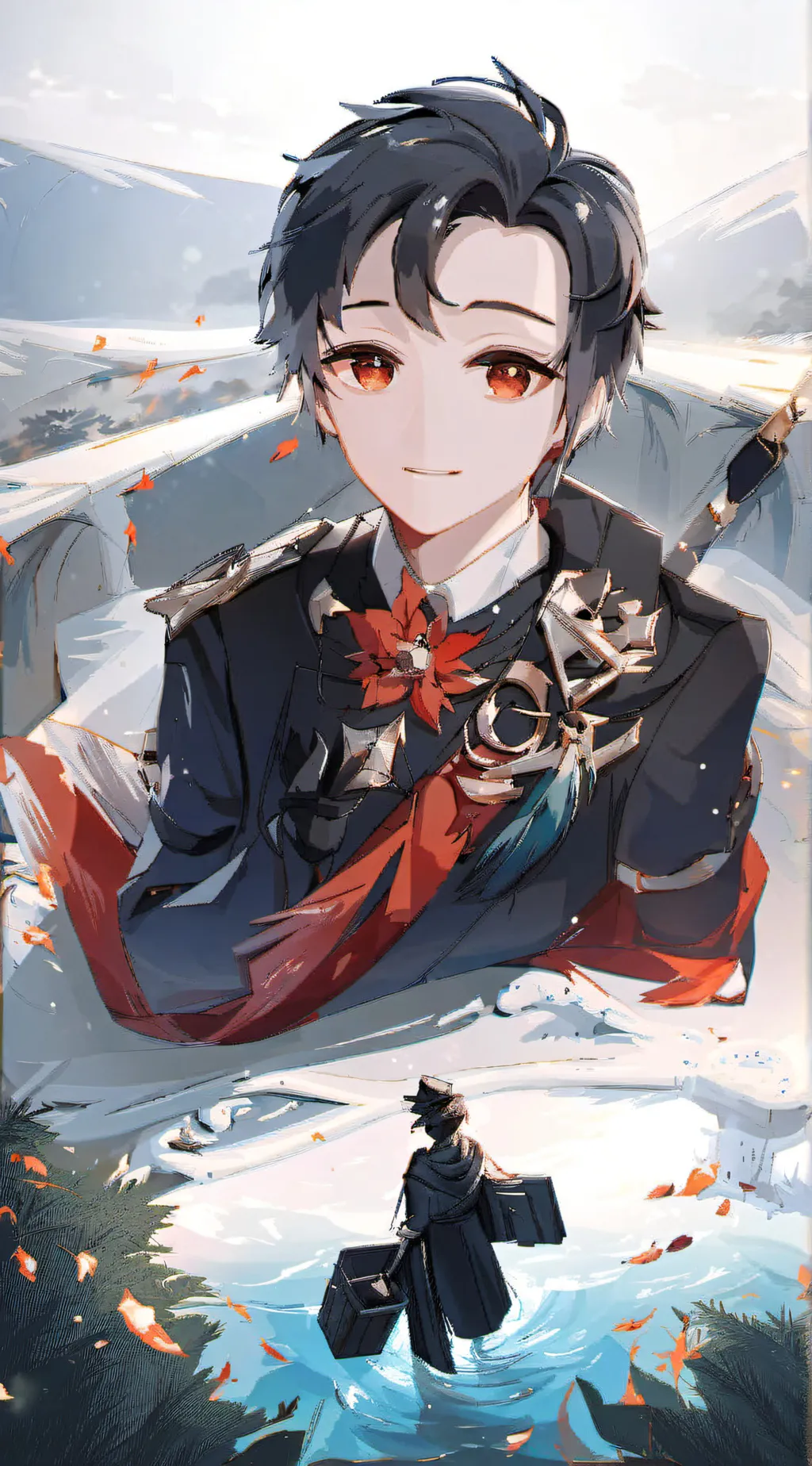 ai character: deku background