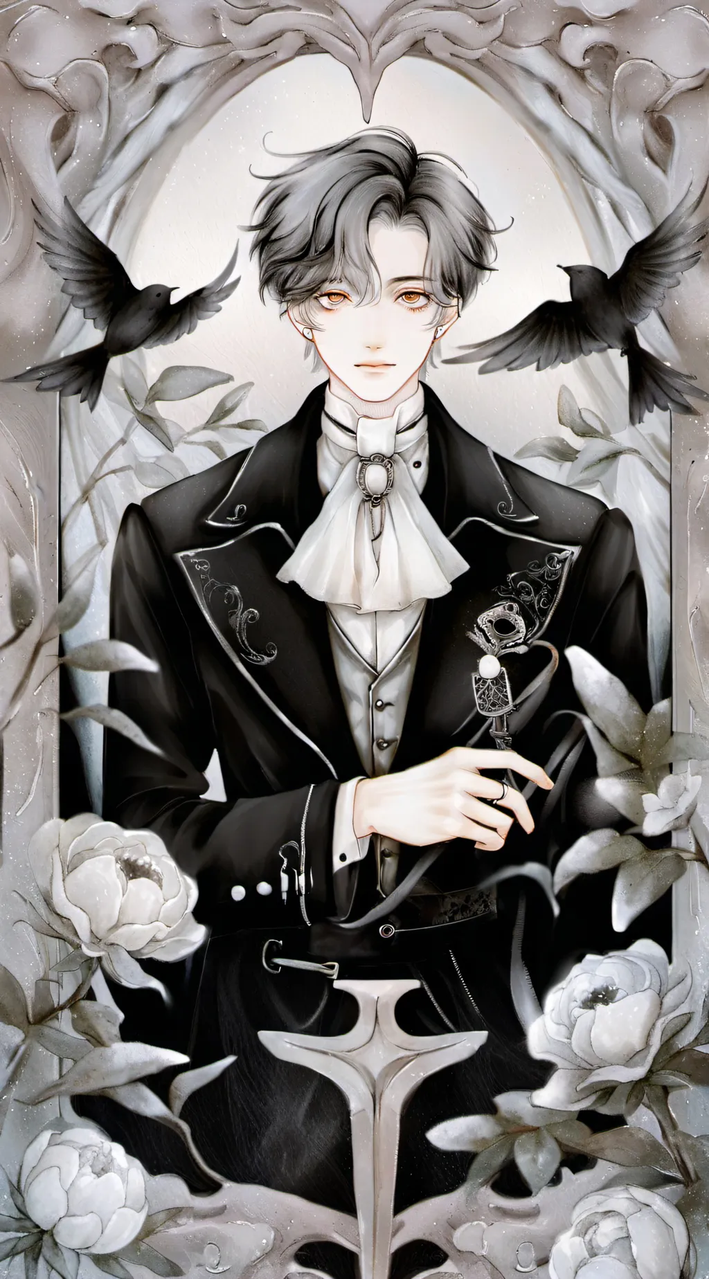 ai character: 🐺Valentino🐺 background