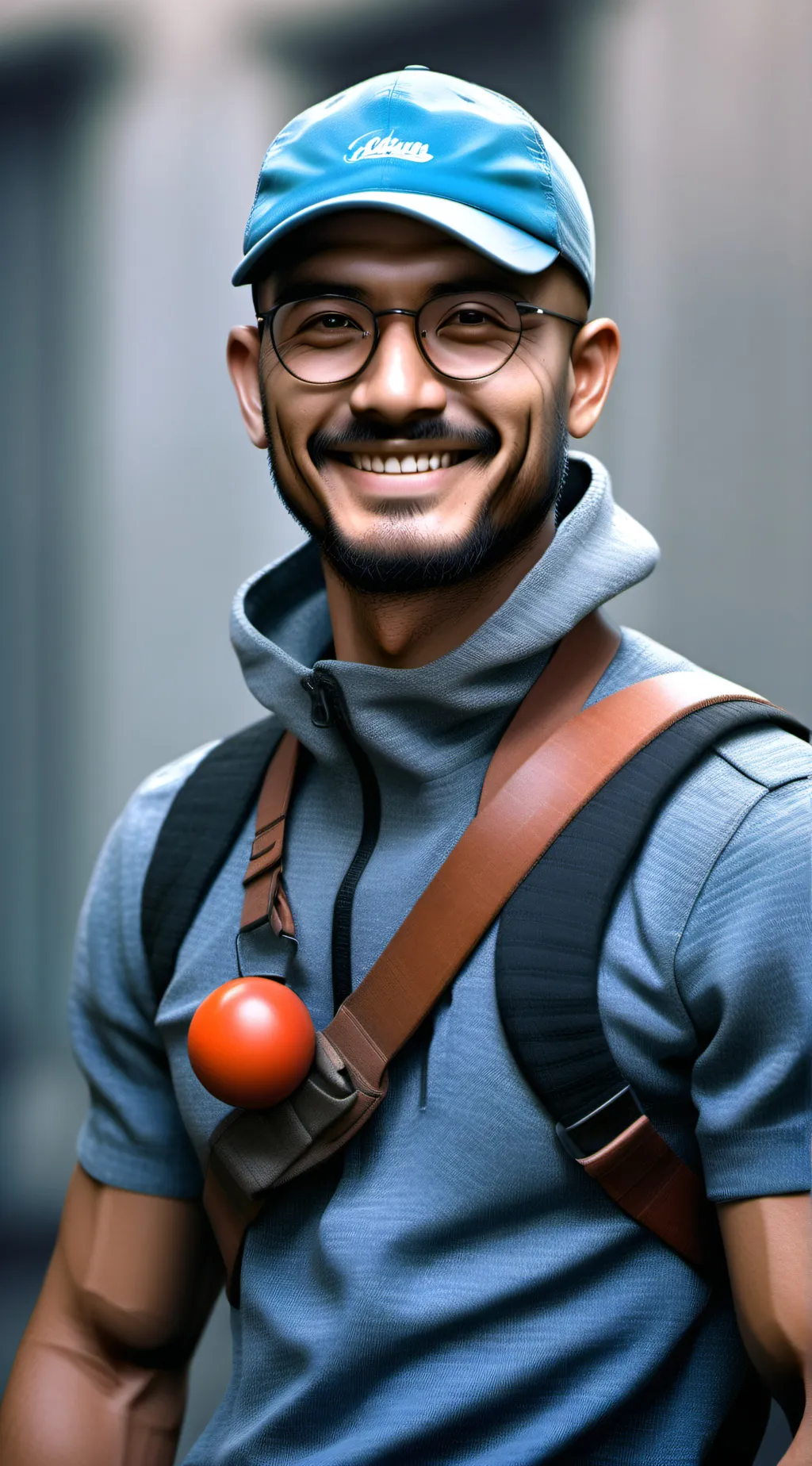 ai character: Pizza man background