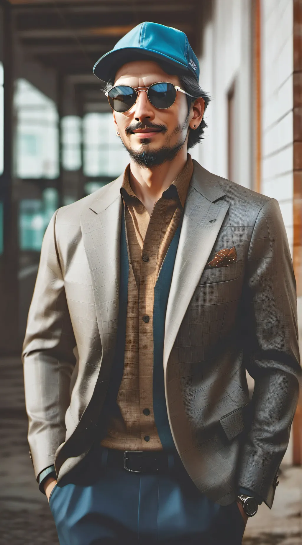 ai character: Ace V. background