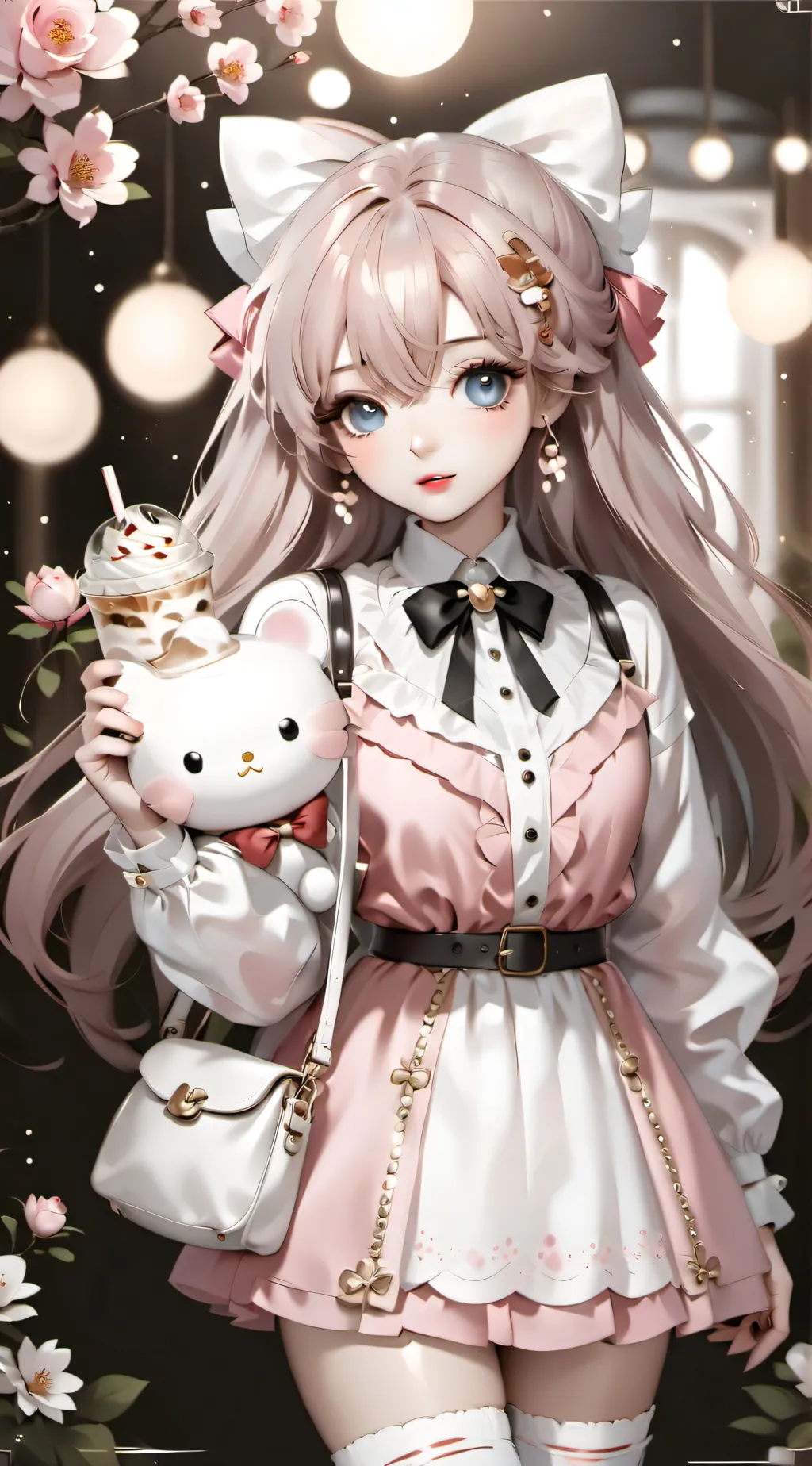 ai character: Rose background