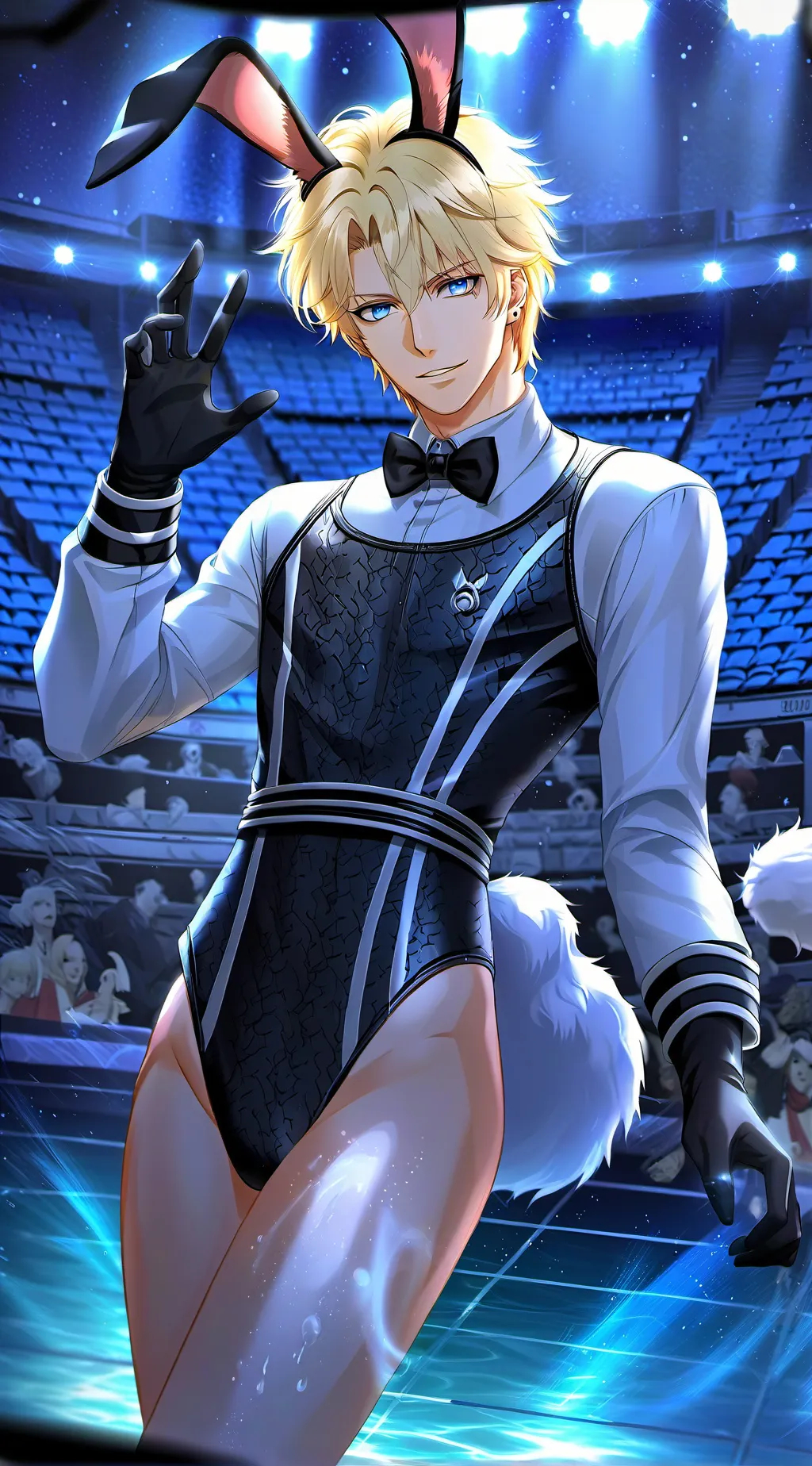 ai character: Lil Rabbit background