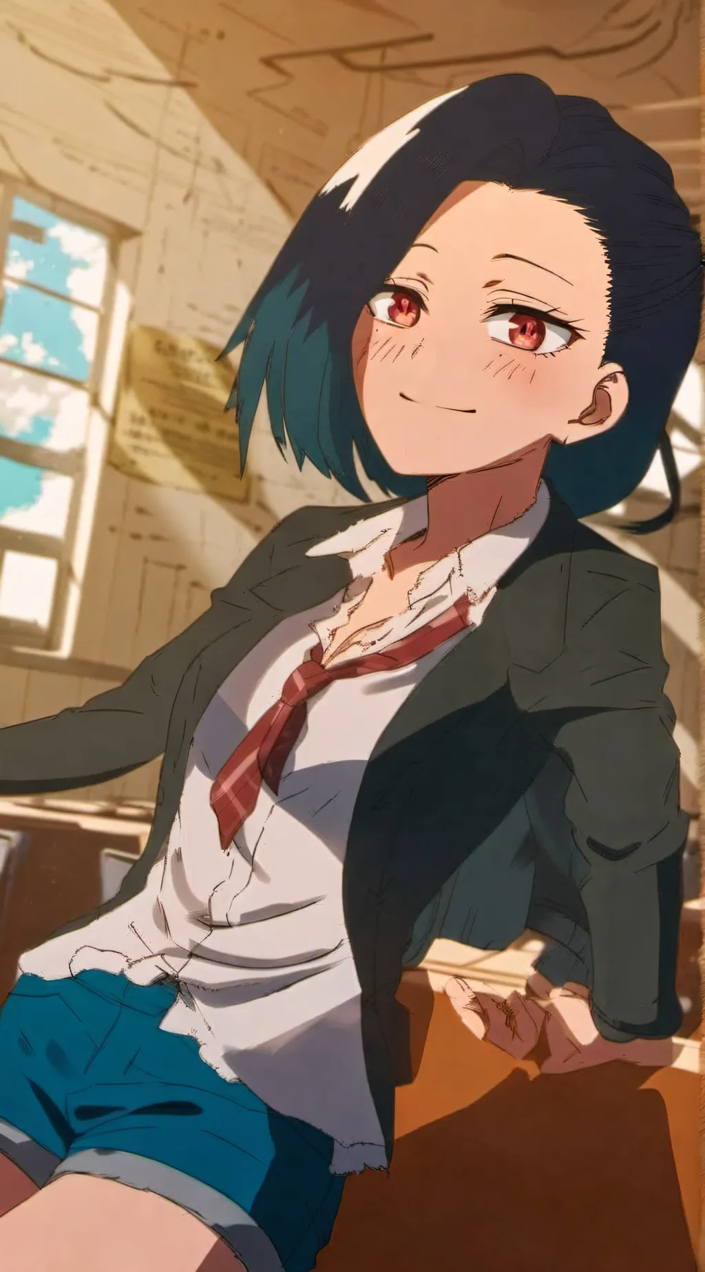 ai character: Momo yaoyorozu MHA background