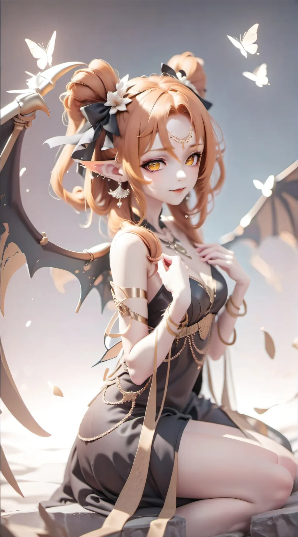 ai character: Pyrae El background