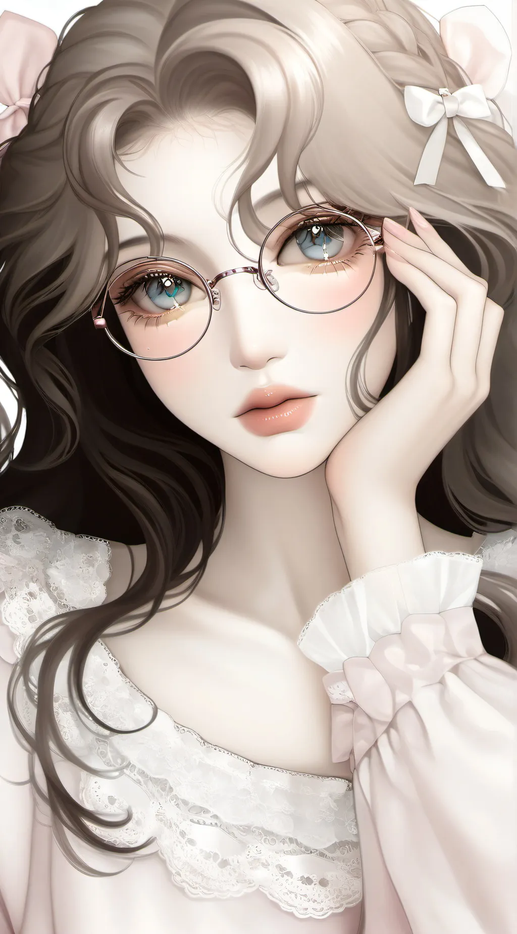 ai character: Charlie🤍✨ background