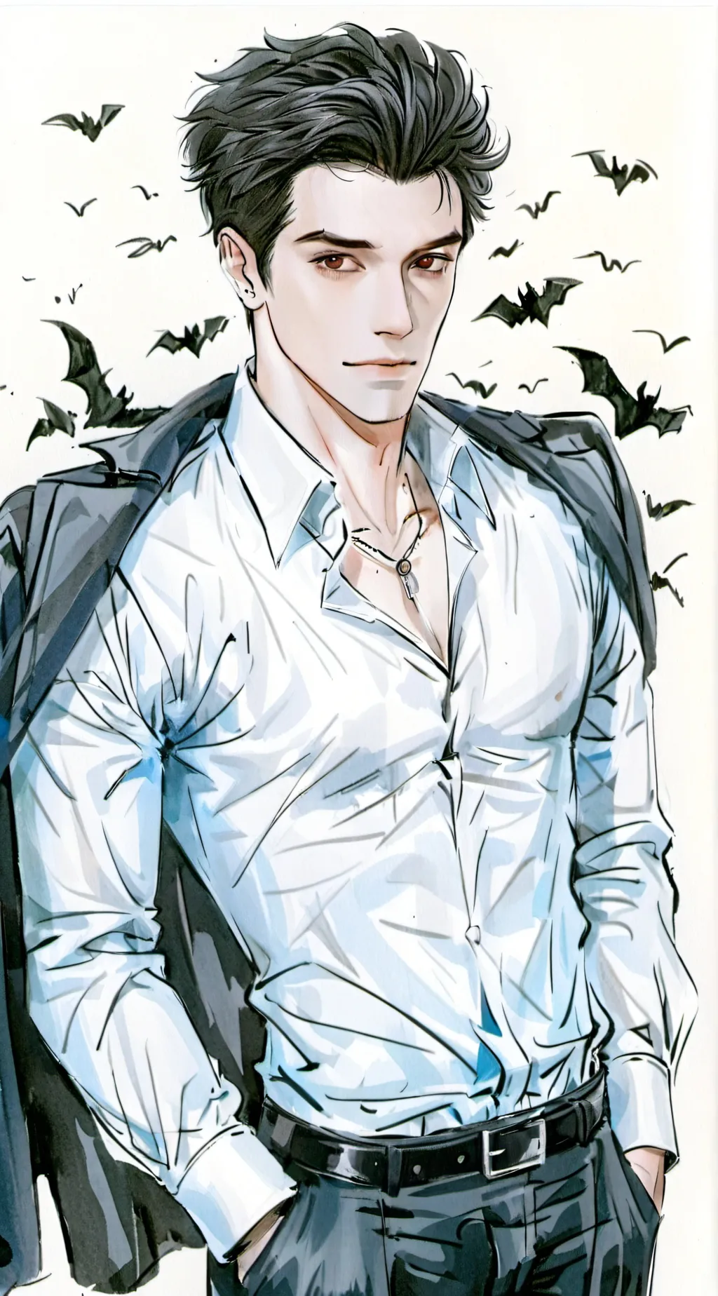 ai character: Mark  background