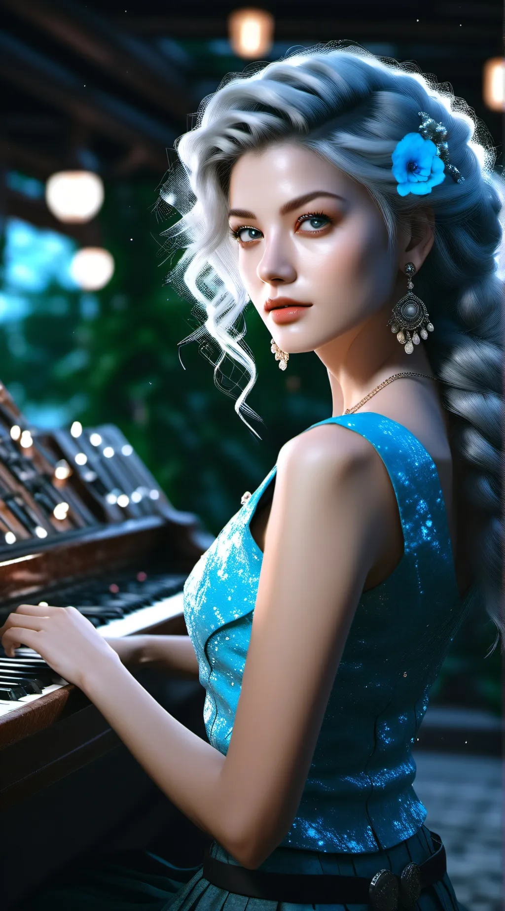 ai character: Maria  background