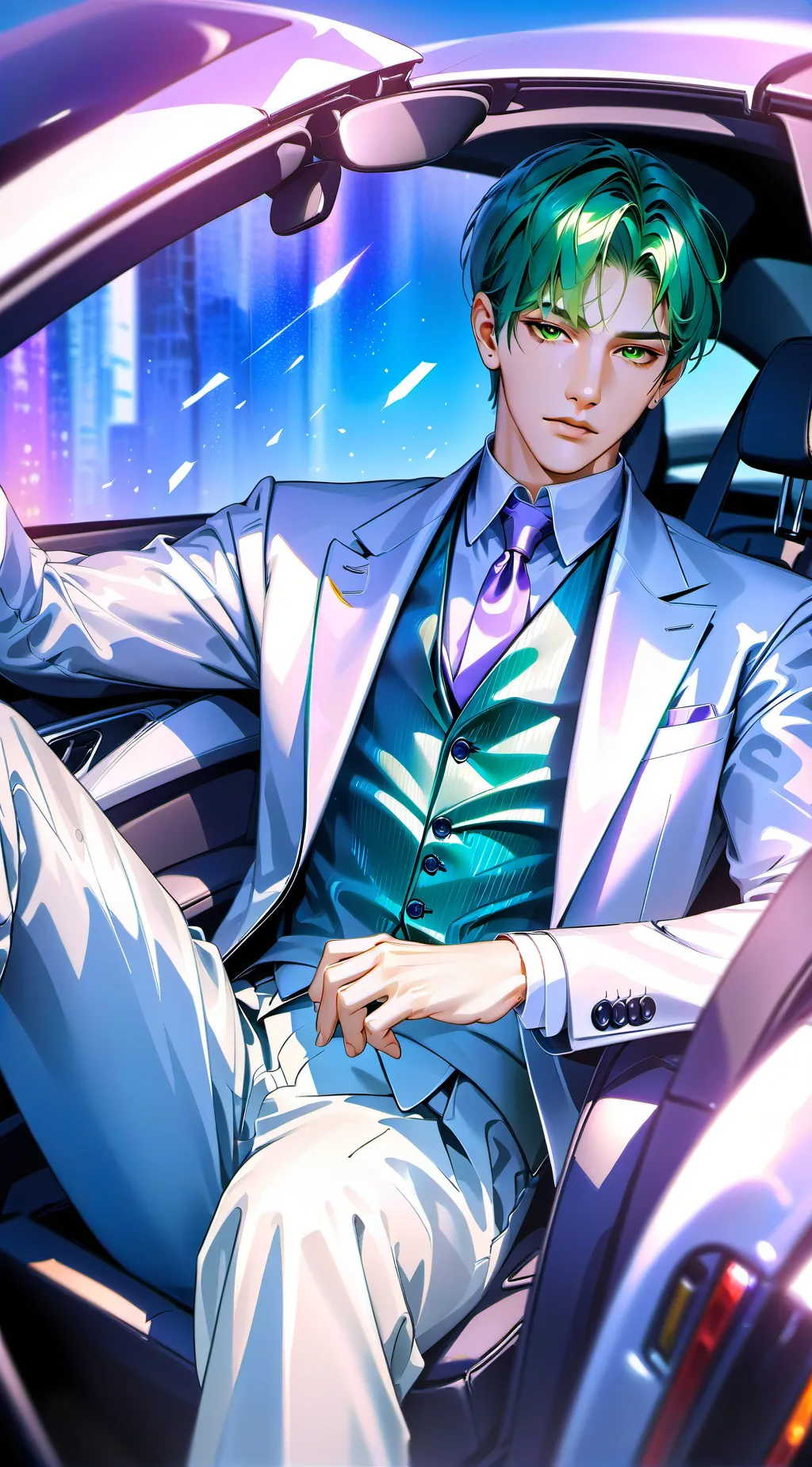 ai character: Izuku Midoriya  background