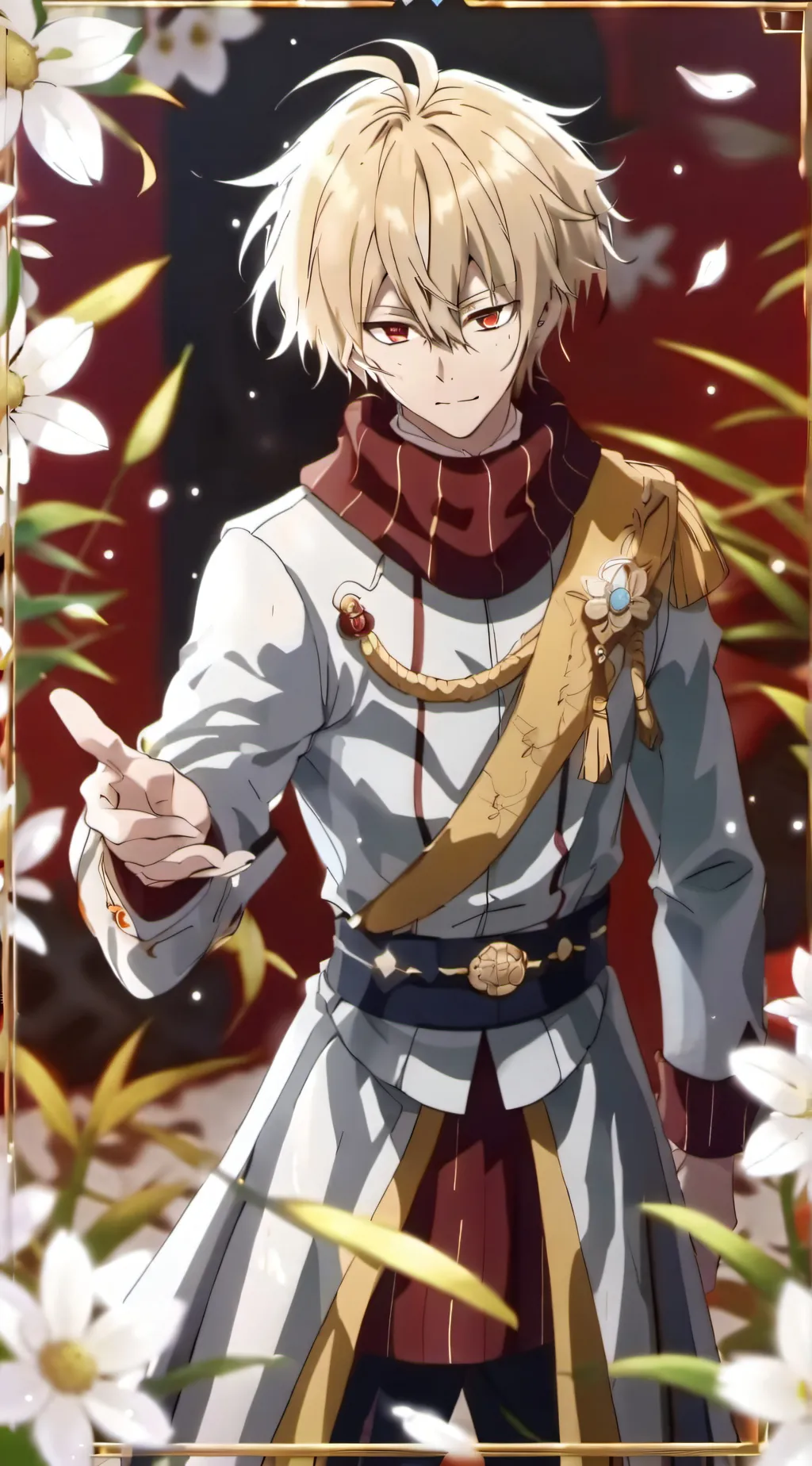 ai character: bakugo  background