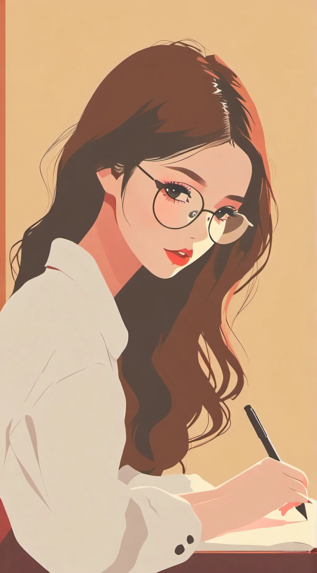 ai character: Clara  background