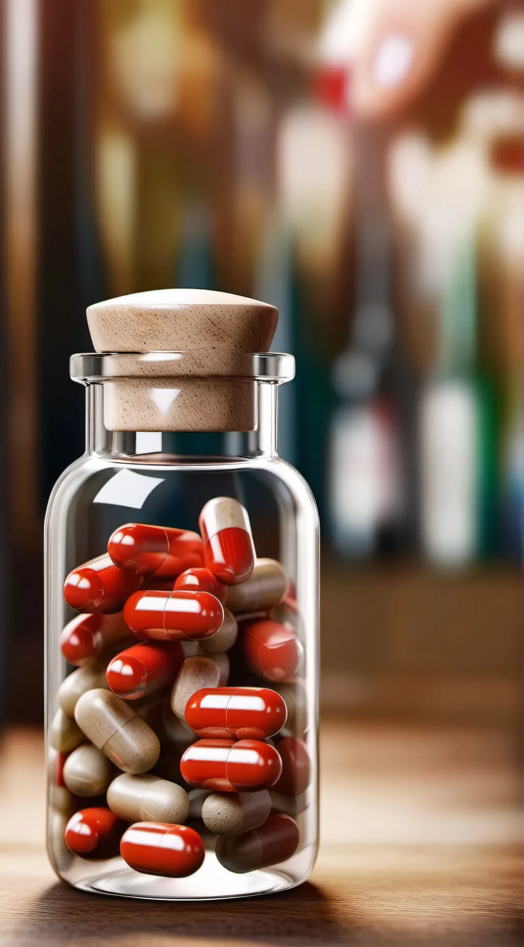 ai character: Pill background