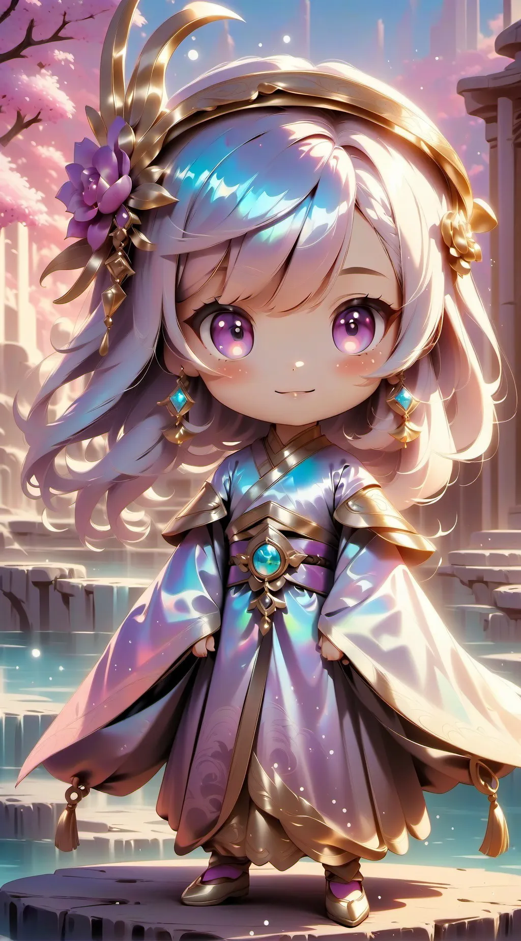 ai character: Kaye background