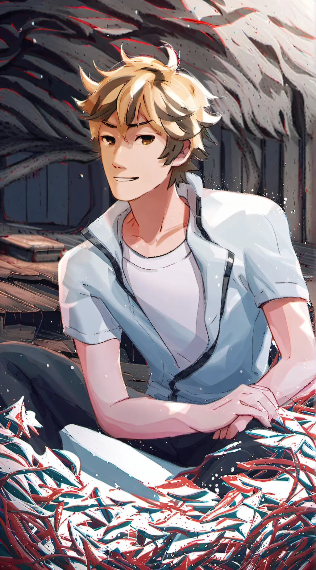 ai character: mha x my oc background