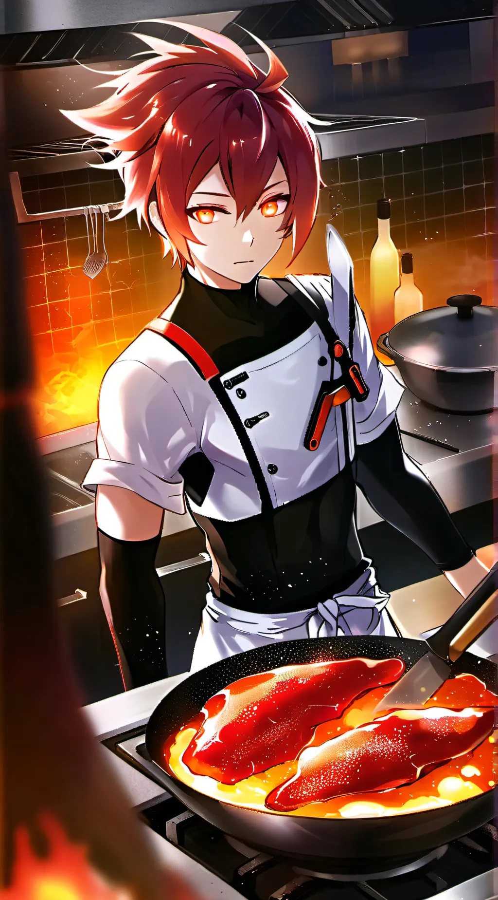 ai character: Ember background