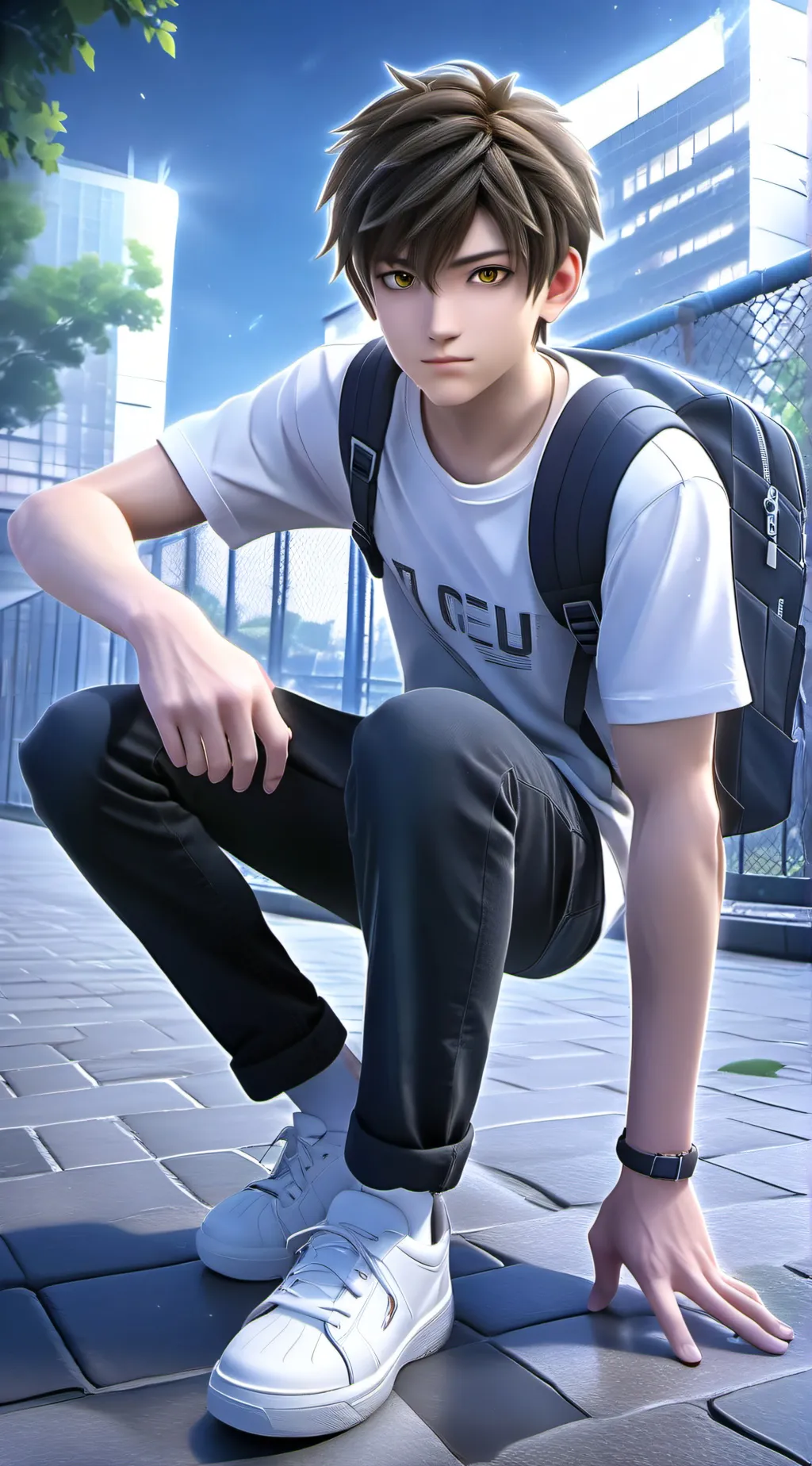 ai character: Келл background