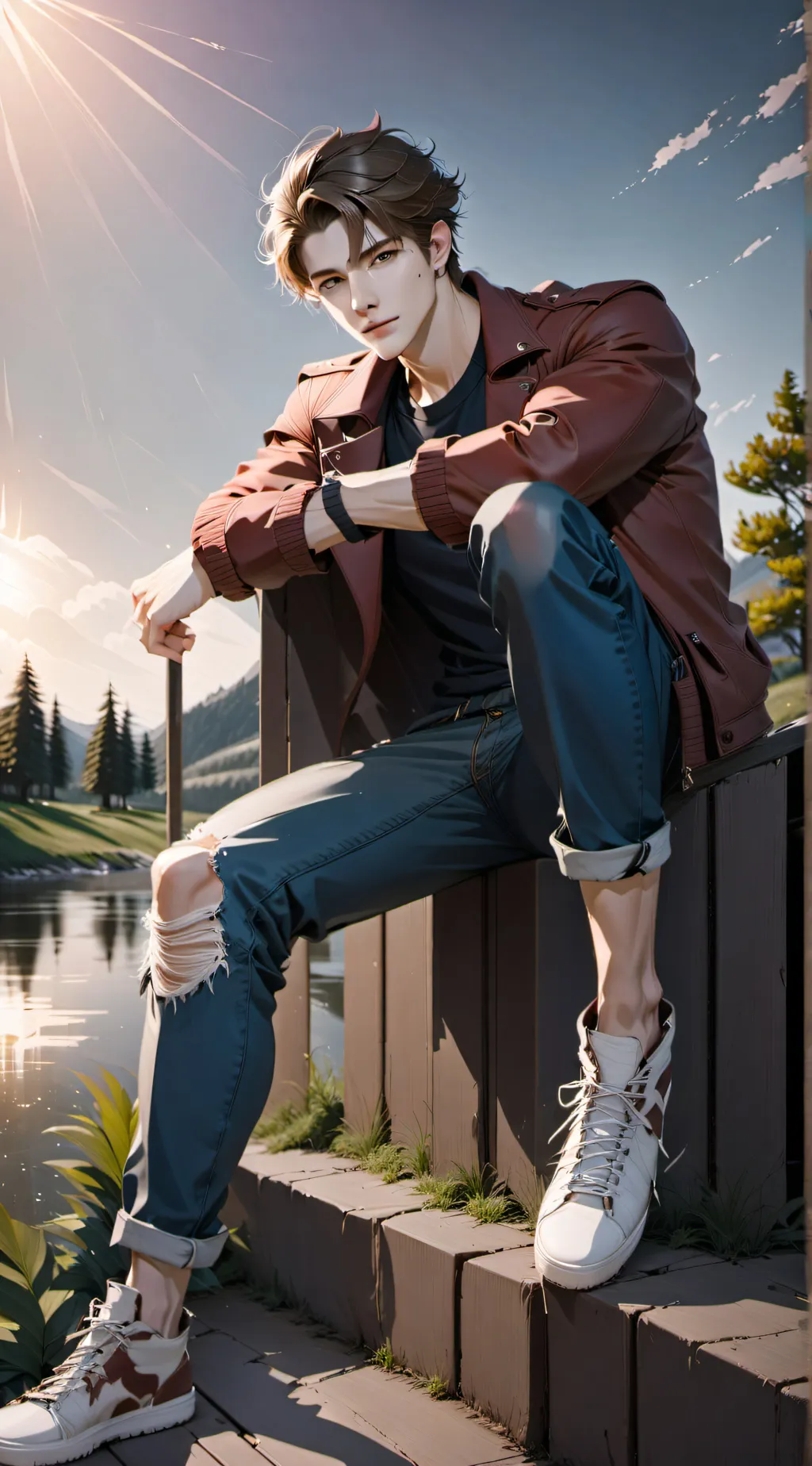 ai character: John  background