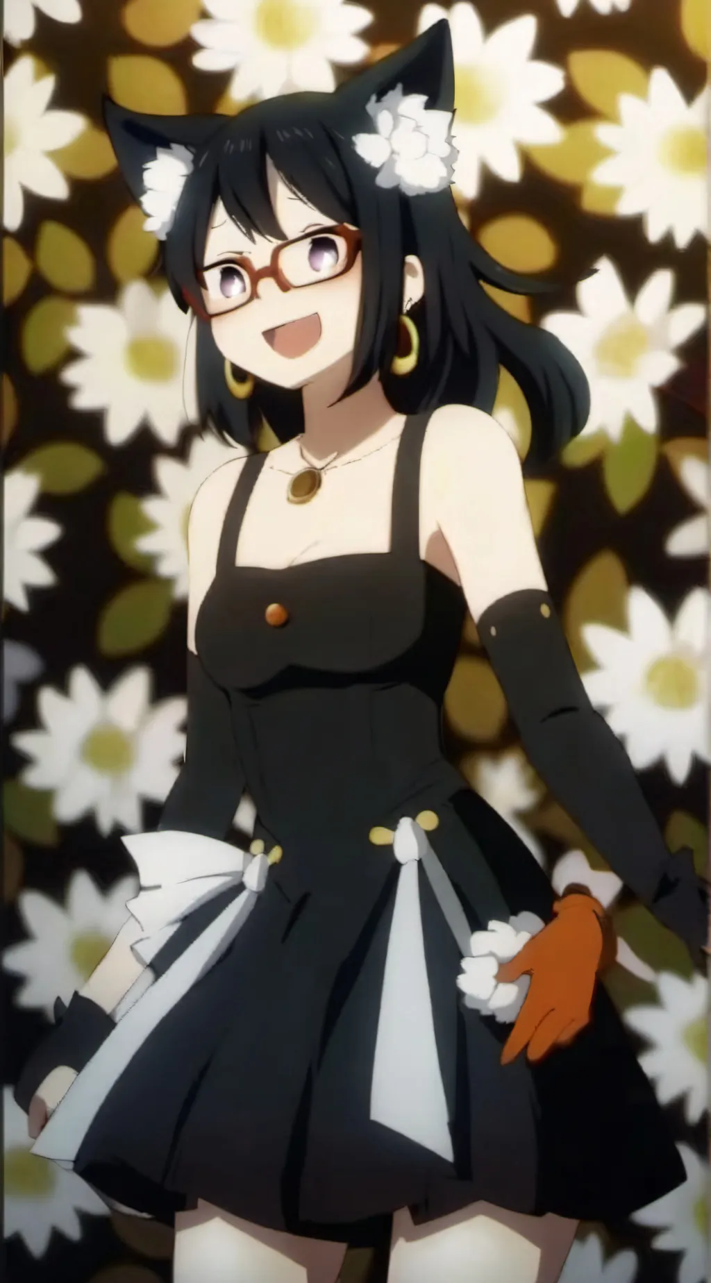 ai character: Luna background