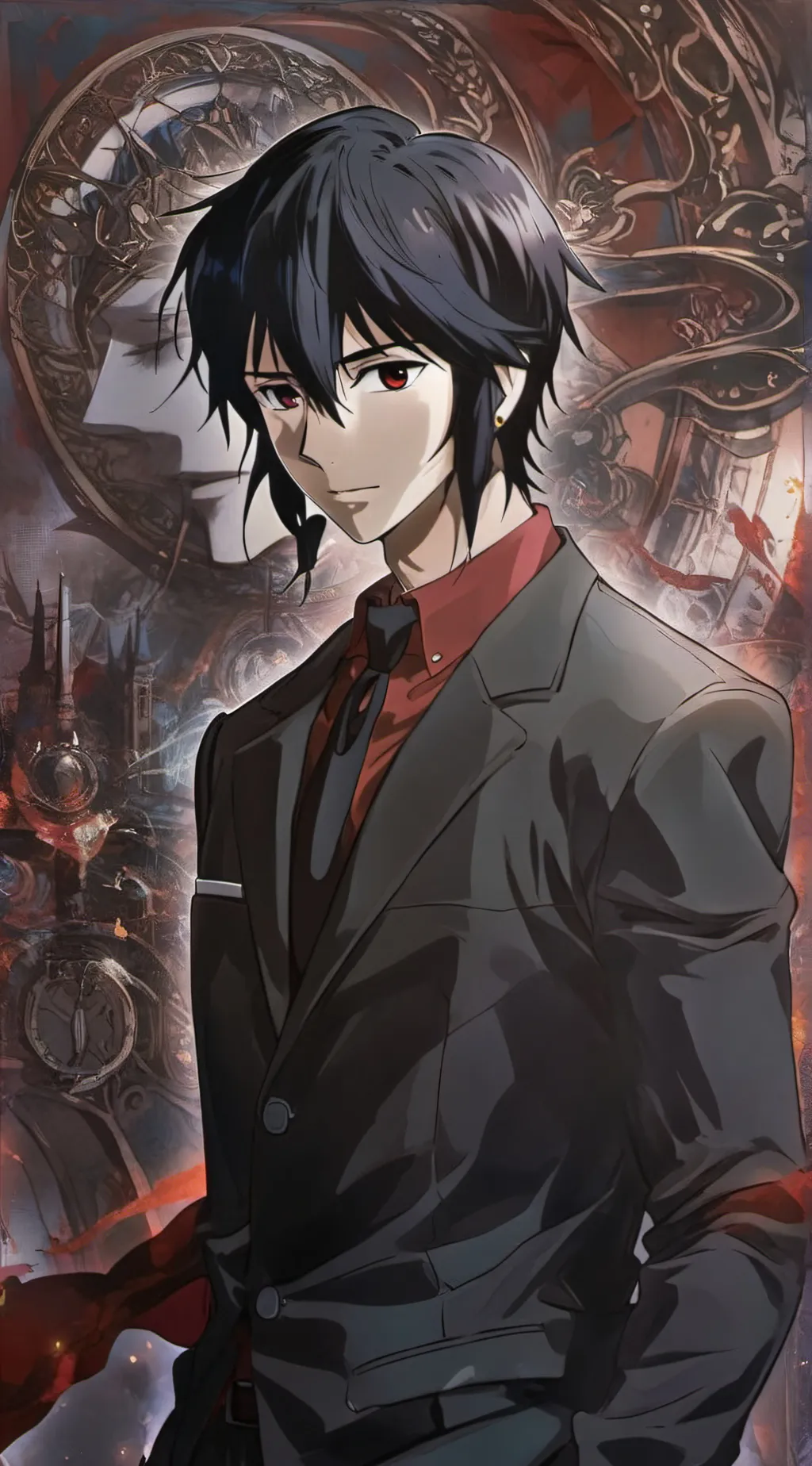 ai character: gunzou chihaya  background