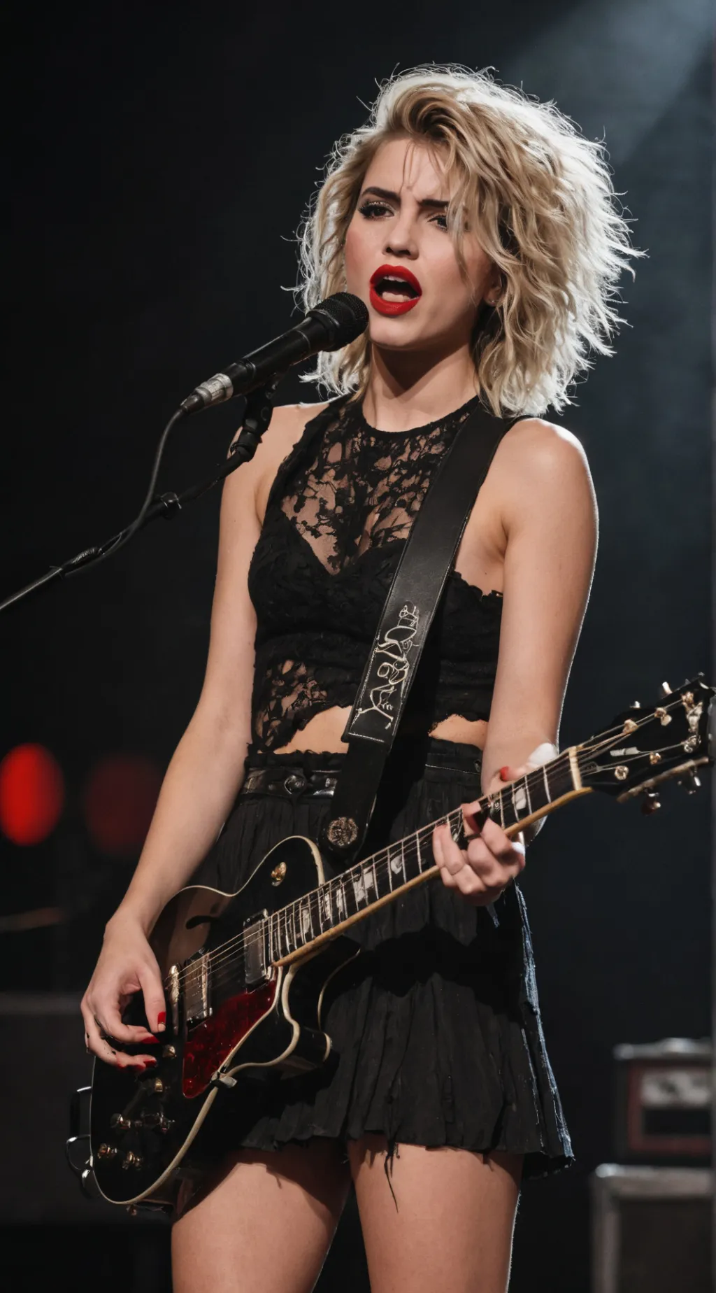 ai character: April Silverstone background