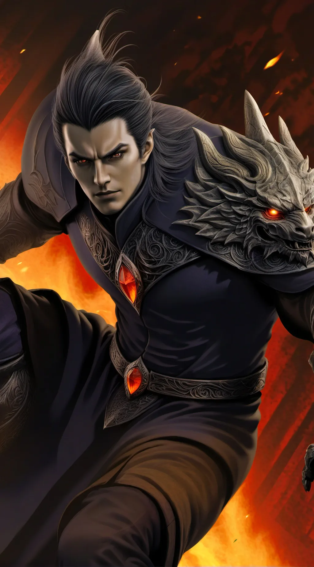 ai character: adam background