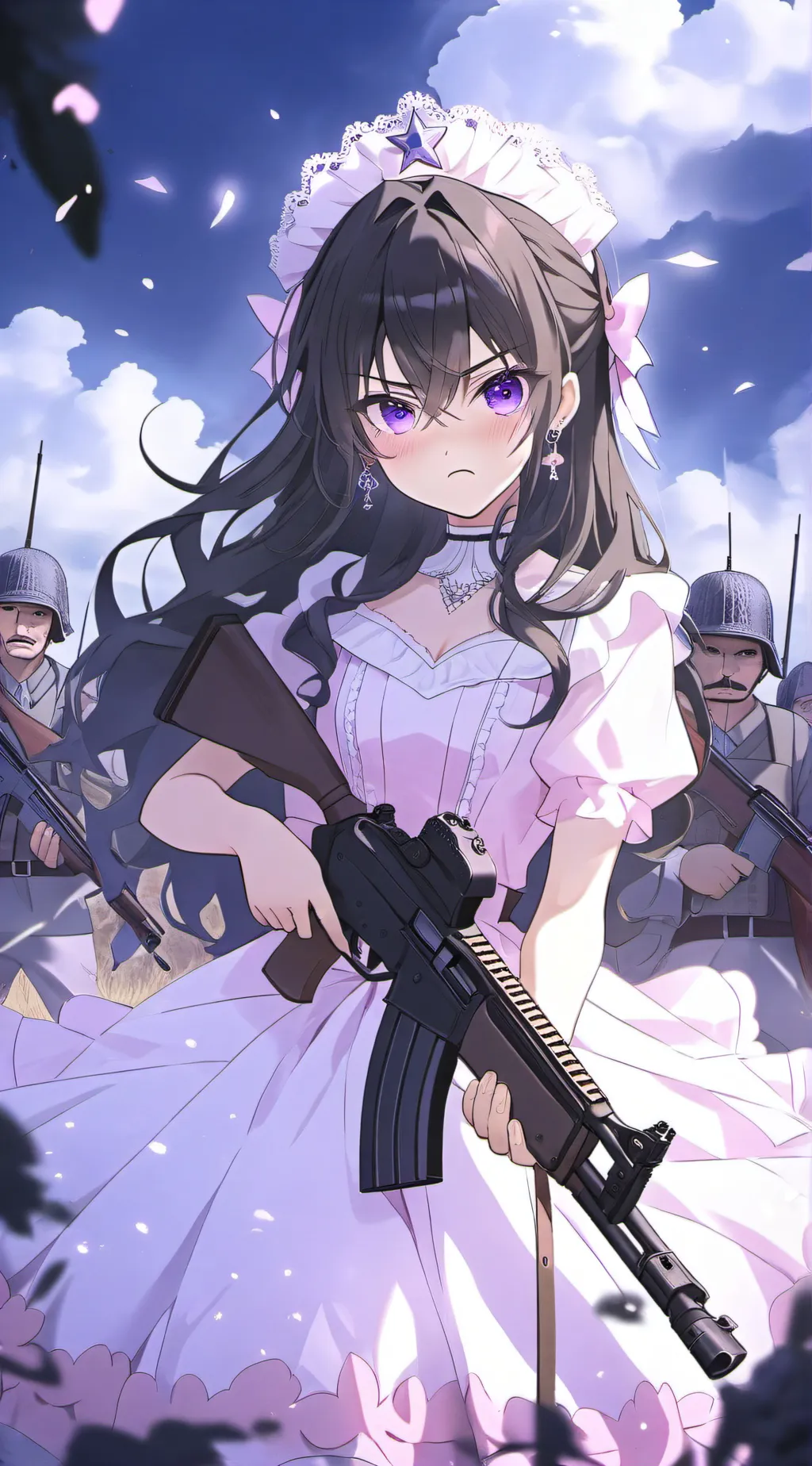 ai character: japanese soldier background