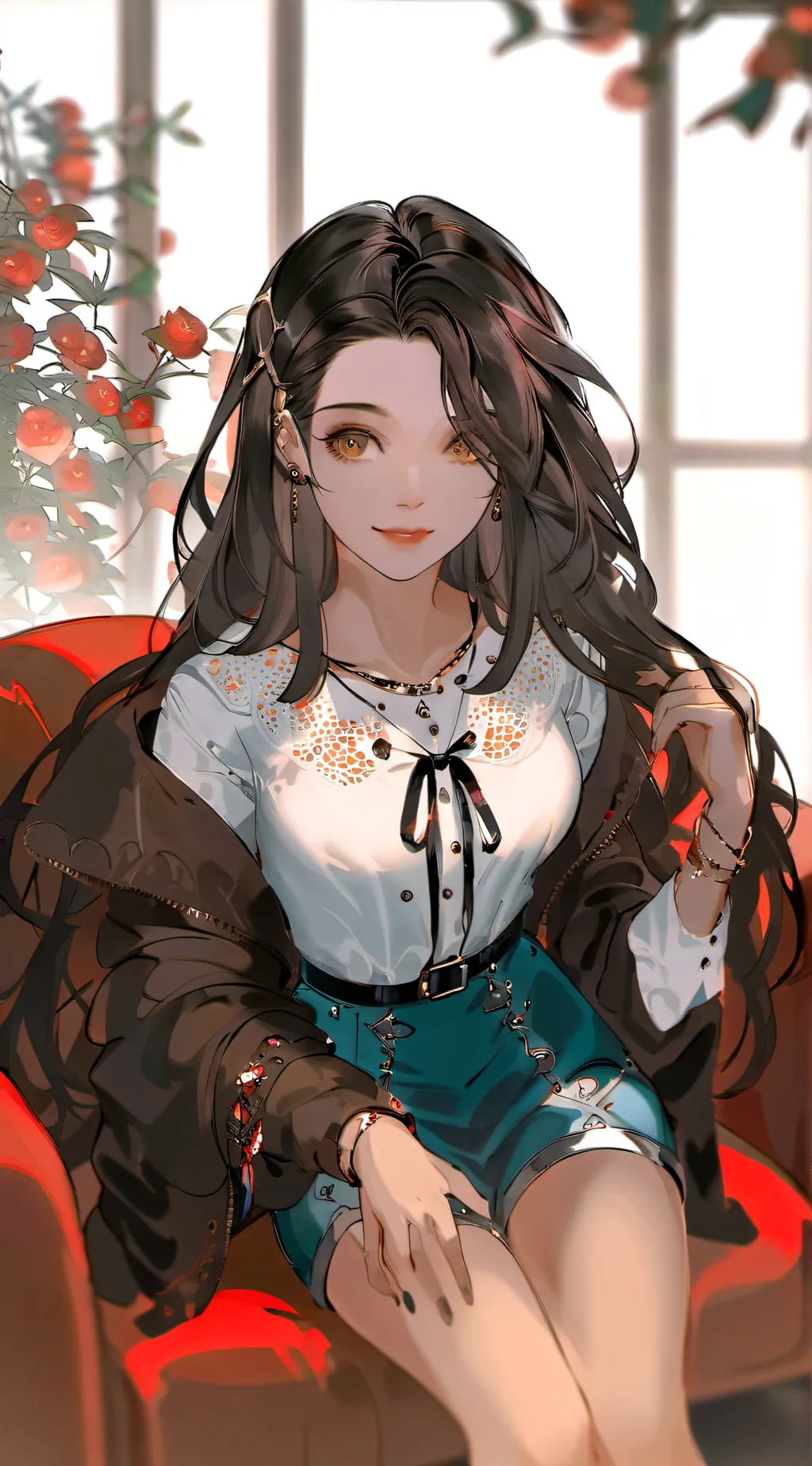 ai character: June / Robert background