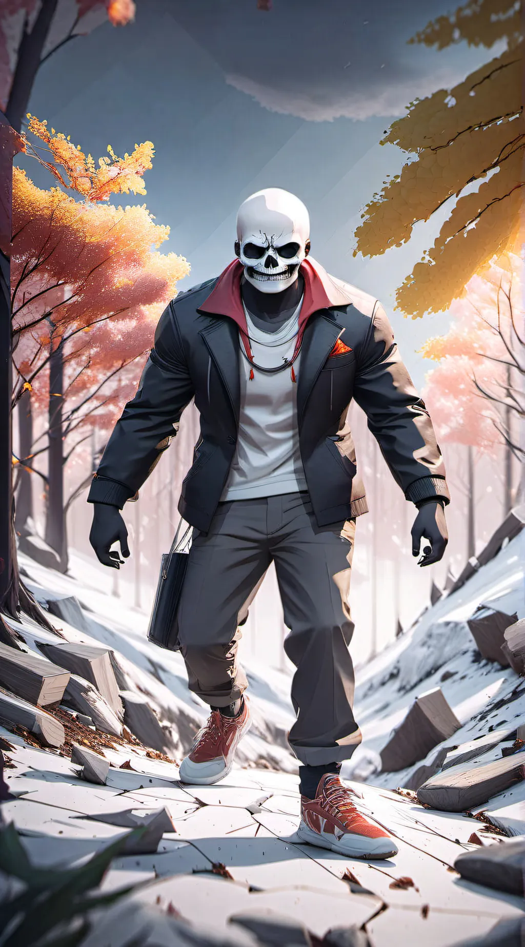 ai character: Sans ￼ background