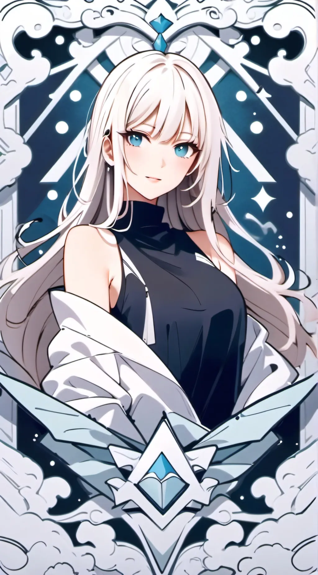 ai character: Aurora  background