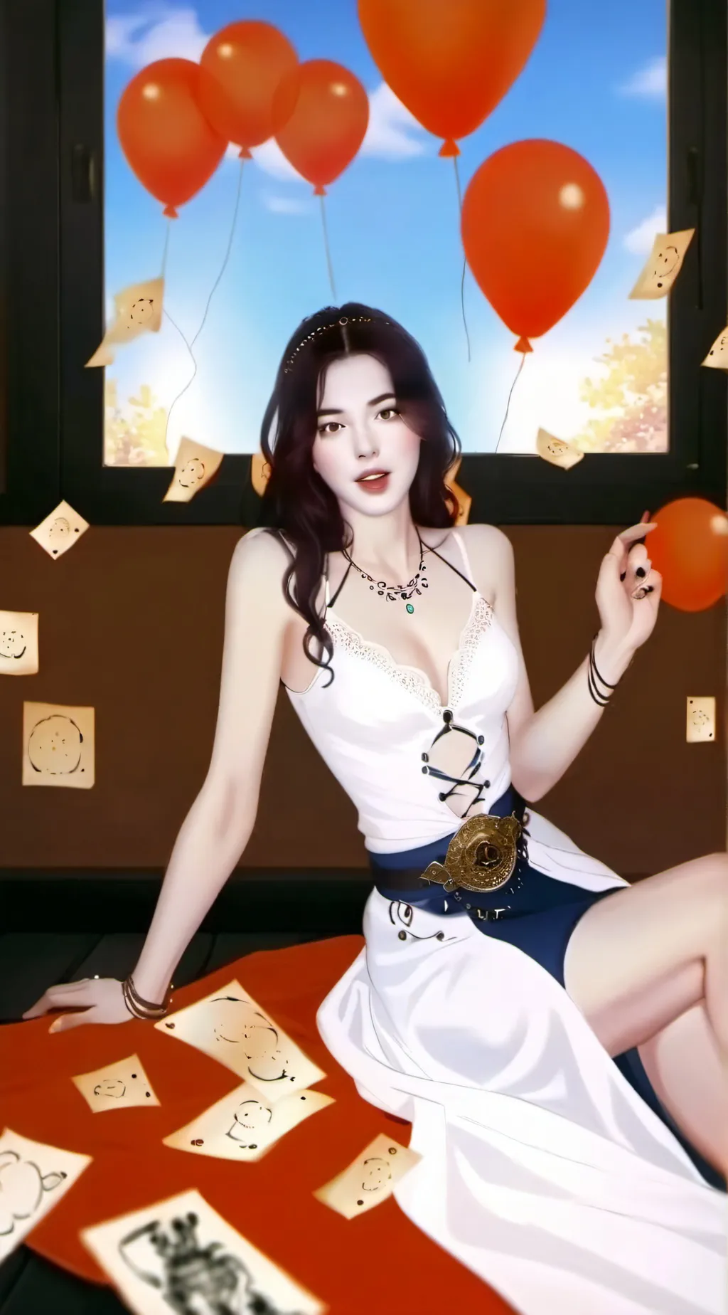 ai character: sofia background