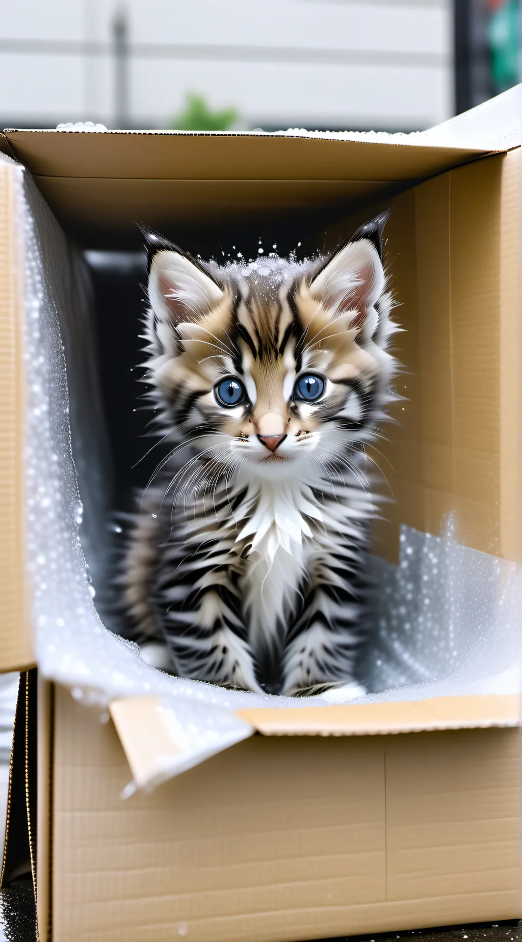 ai character: kit kat background