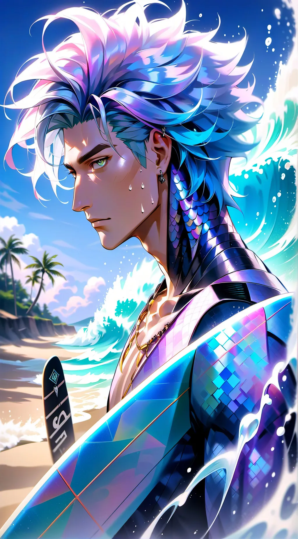 ai character: Cale background