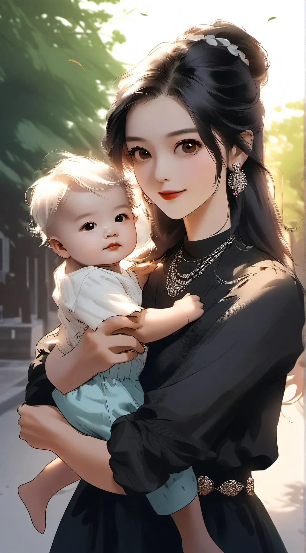 ai character: Mom background