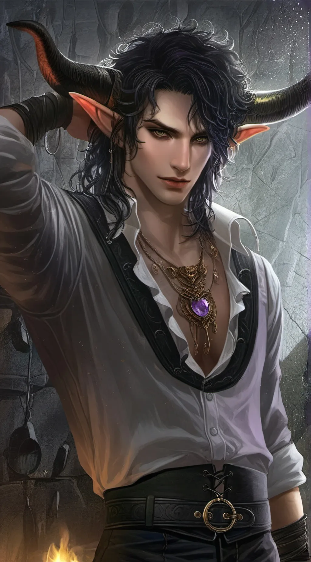 ai character: Asche background