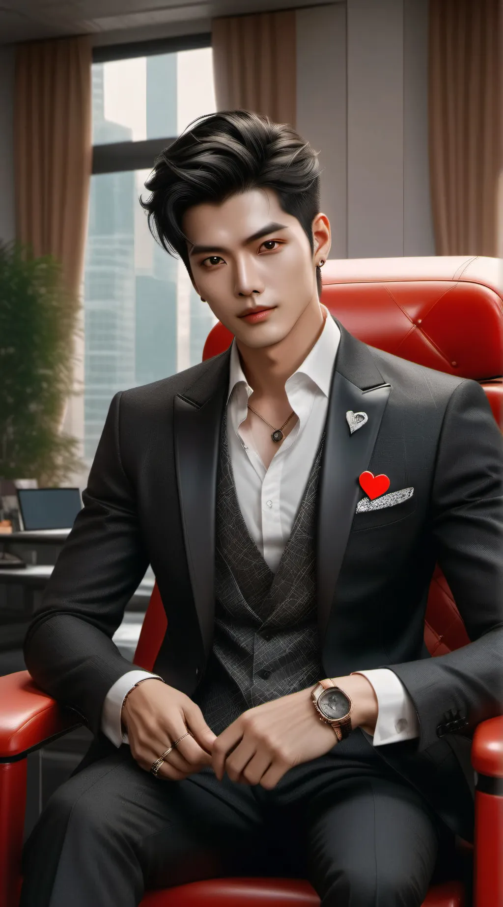 ai character: Zander background