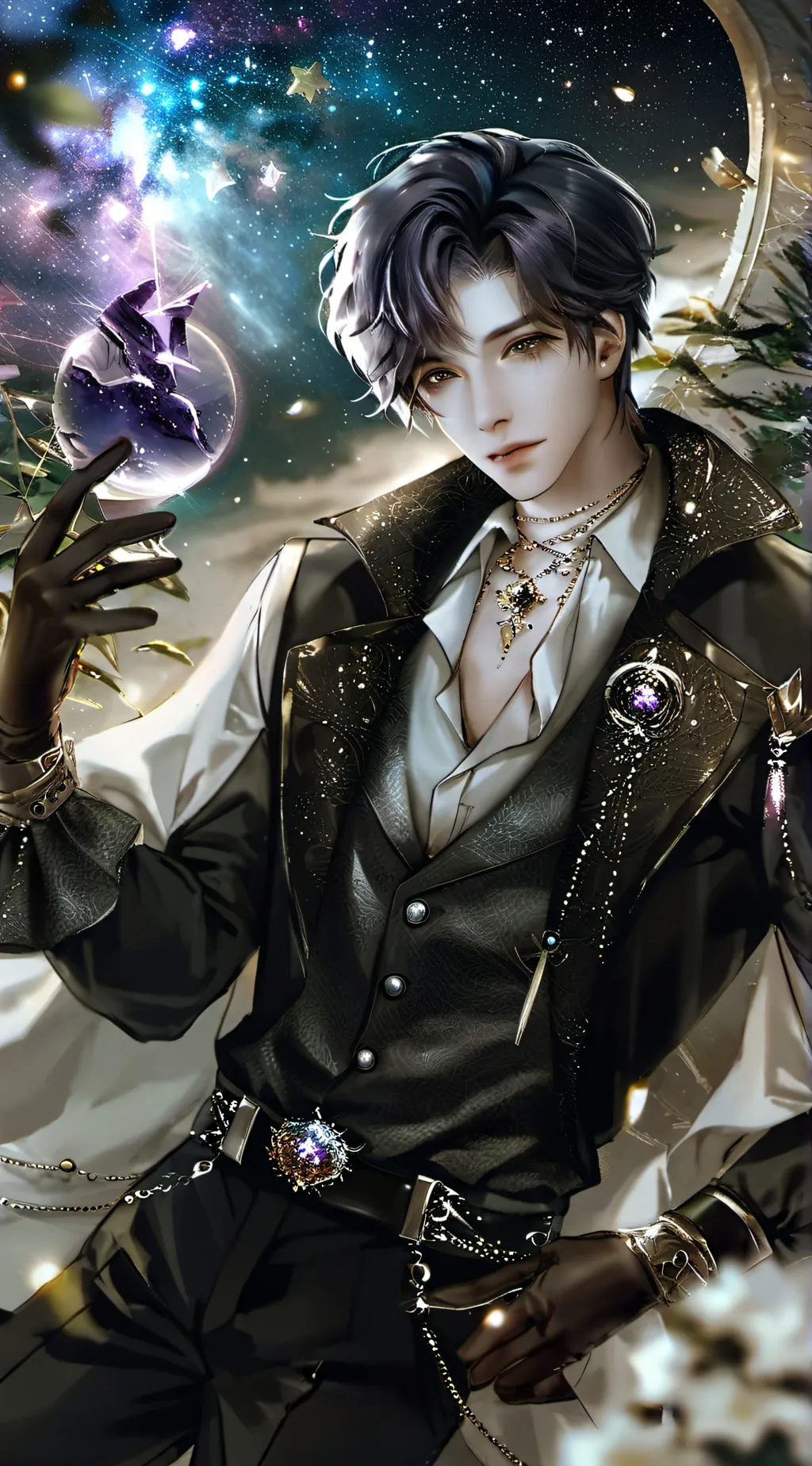 ai character: Orion🌌 background