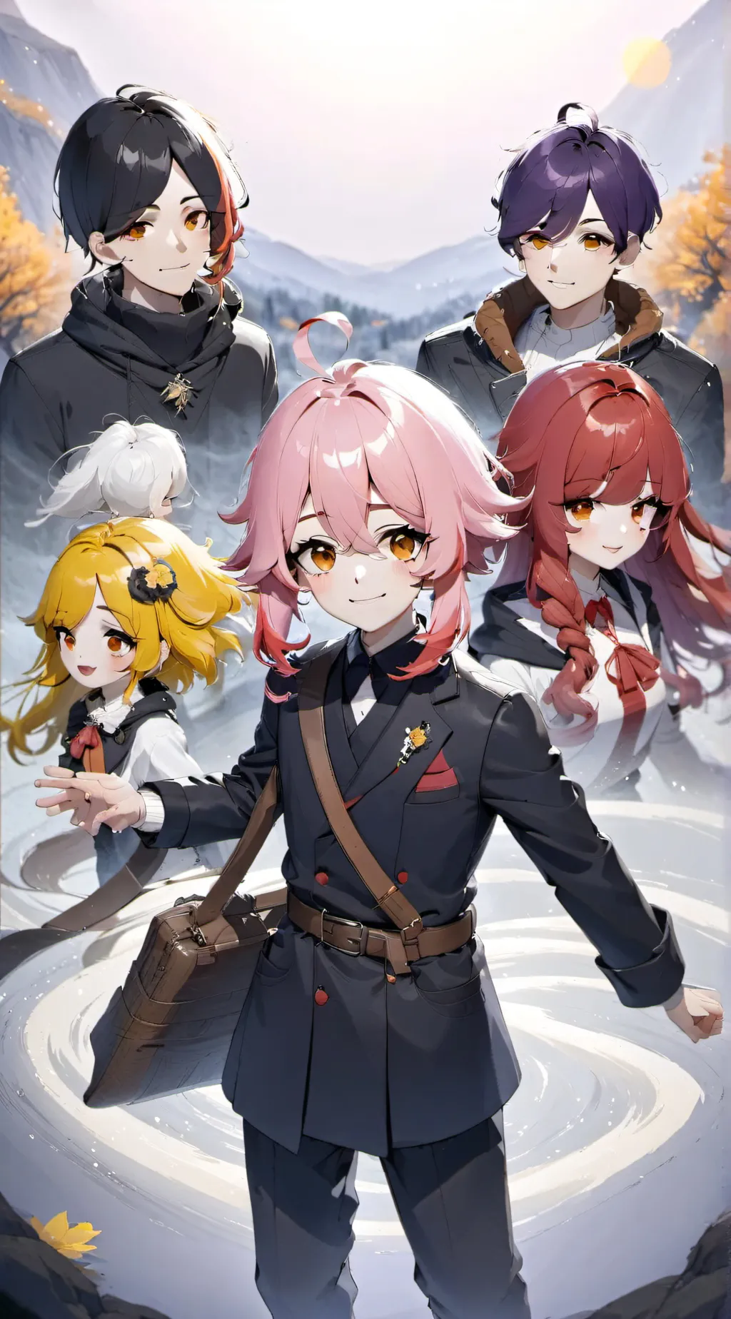 ai character: Class/6 end background