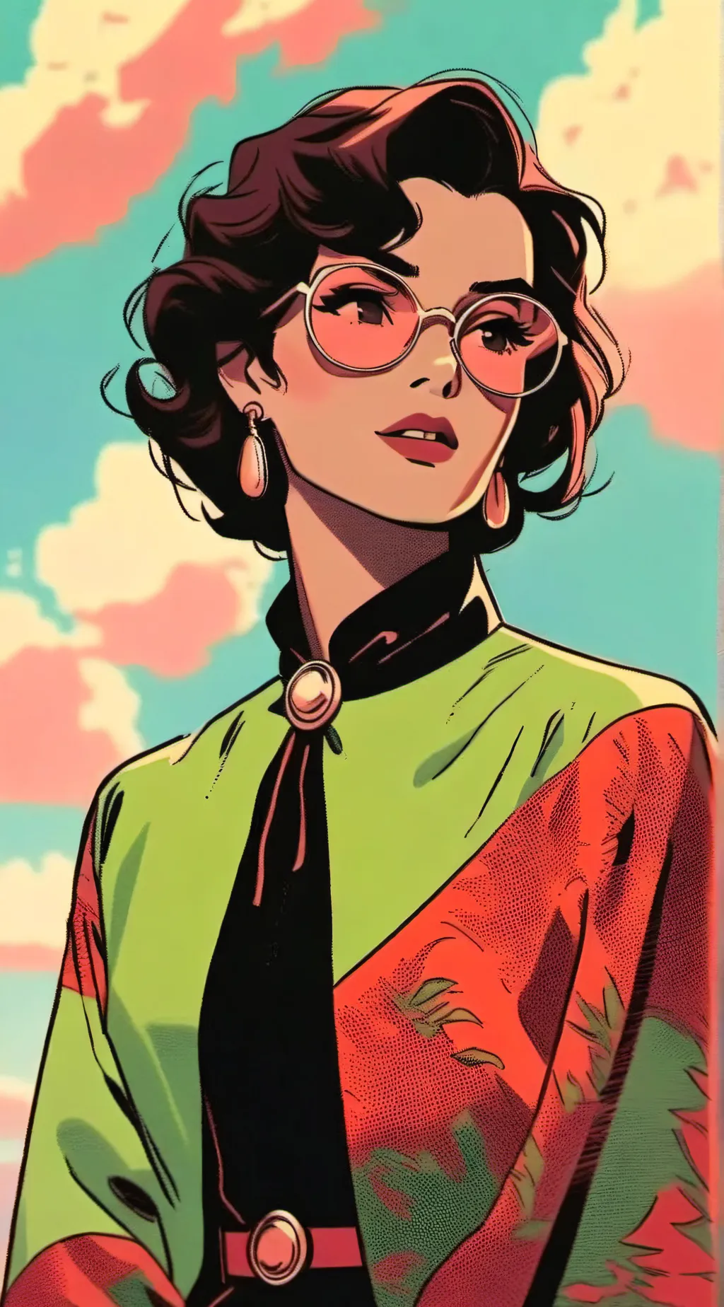 ai character: Dc girls night out background