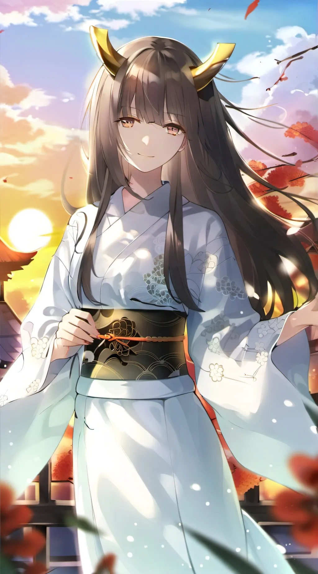 ai character: 赏雪 background