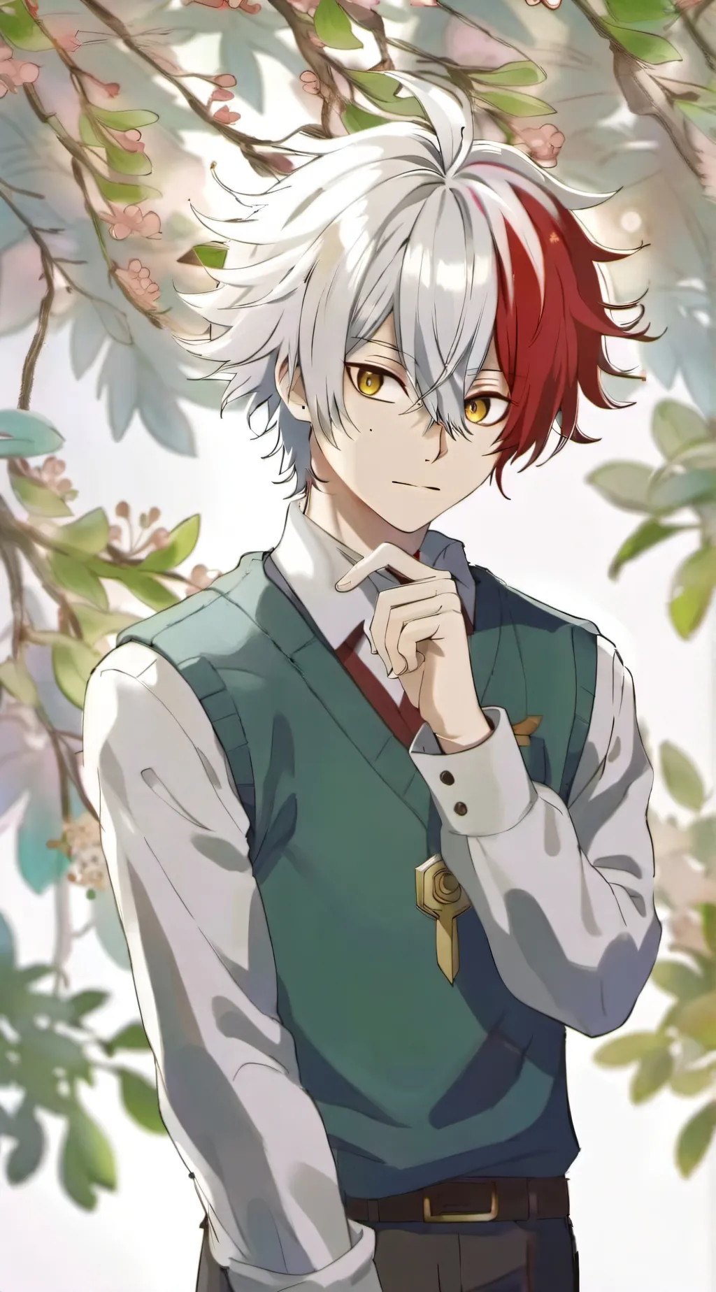 ai character: Shoto torodoki MHA background