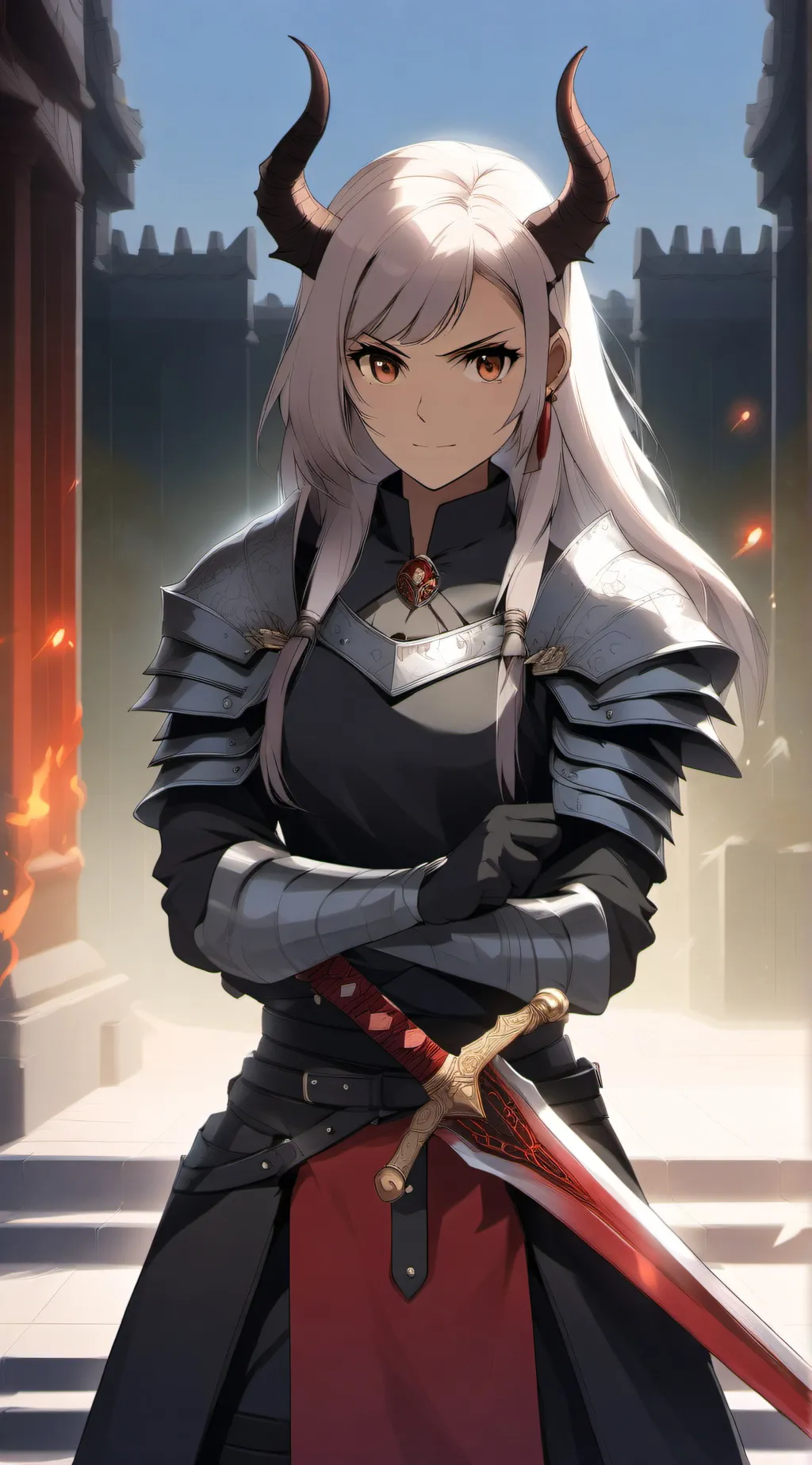 ai character: Orphan (Sarah) background