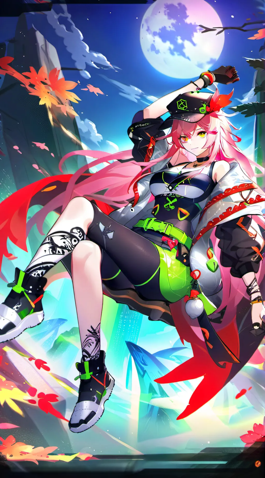 ai character: 乱破 background