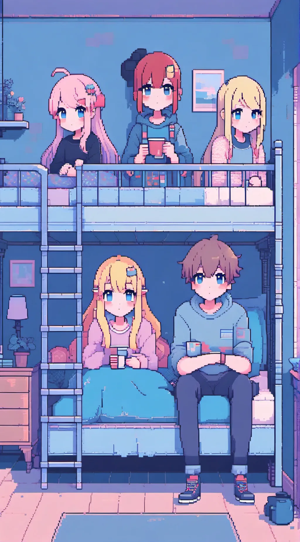 ai character: ✨MHA sleepover🛏 background