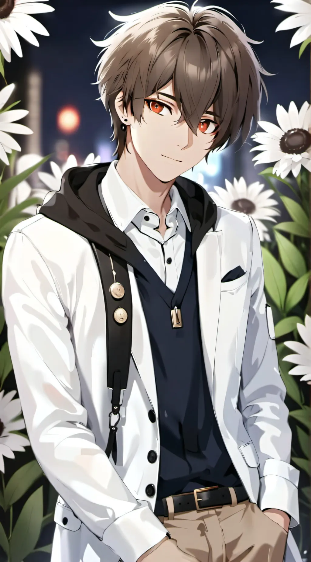 ai character: Adam  background