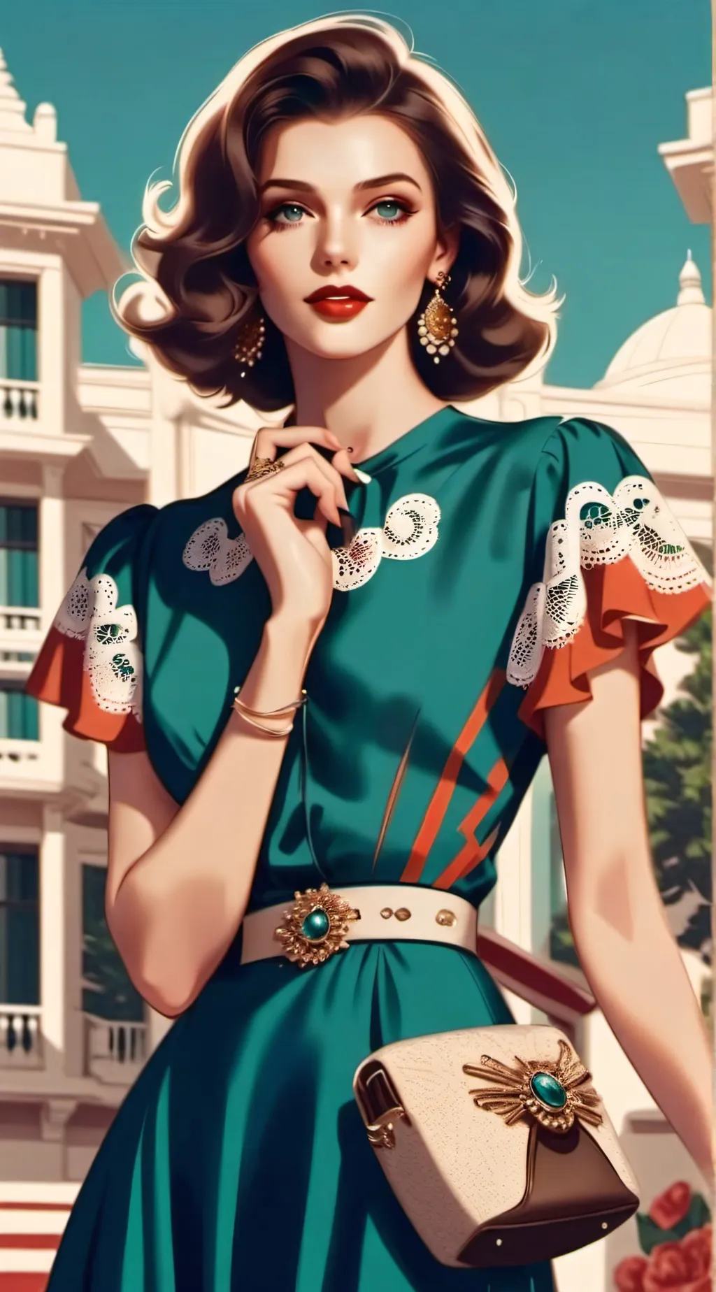 ai character: Augest.. ^^ background