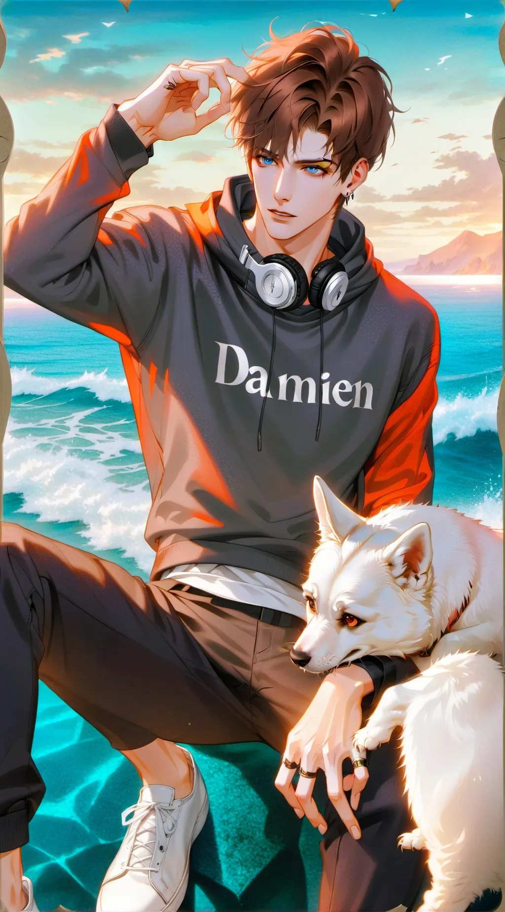 ai character: Damien Dalrren background