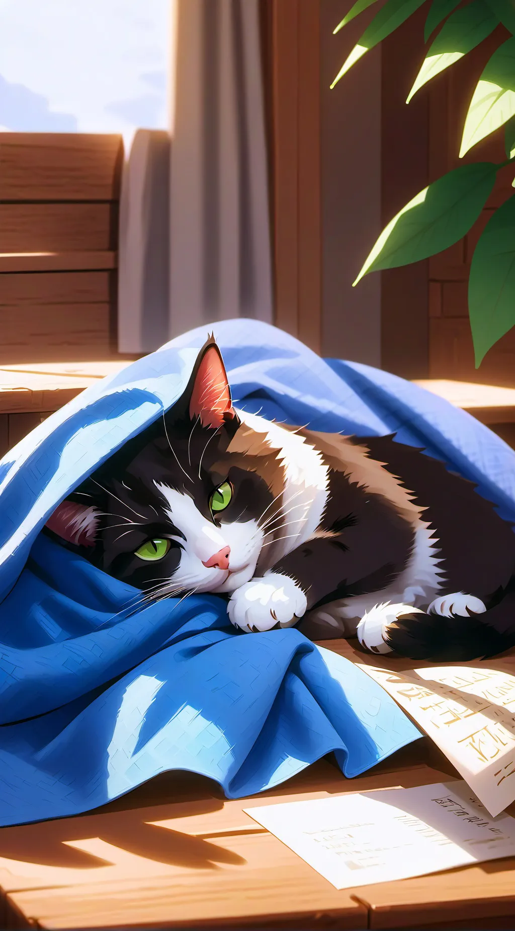 ai character: kitty  background